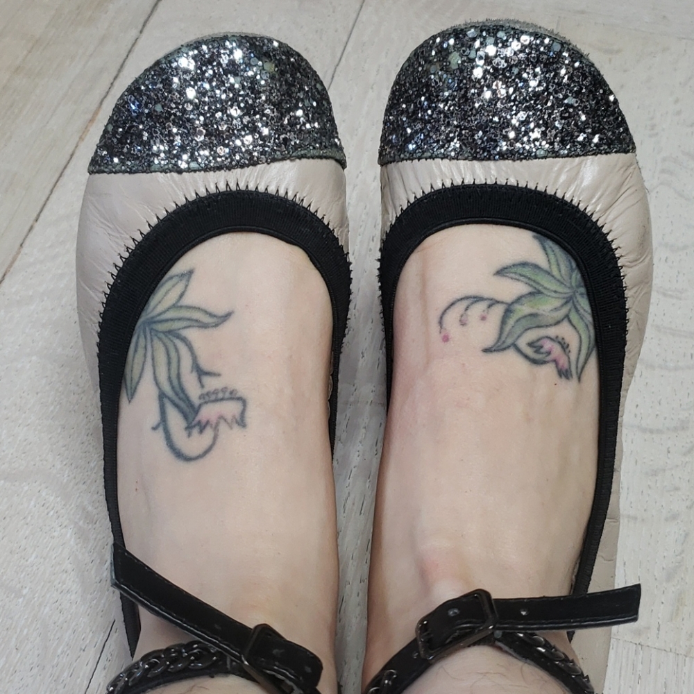 Samira Sparkly Ballet Flats Size 7